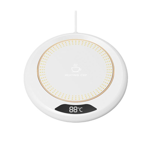 Coffee Mug Warmer Thermostatic Electric Cups Heater 3 Temperature Settings Auto Shut Off Smart Heating Coaster for Home Office