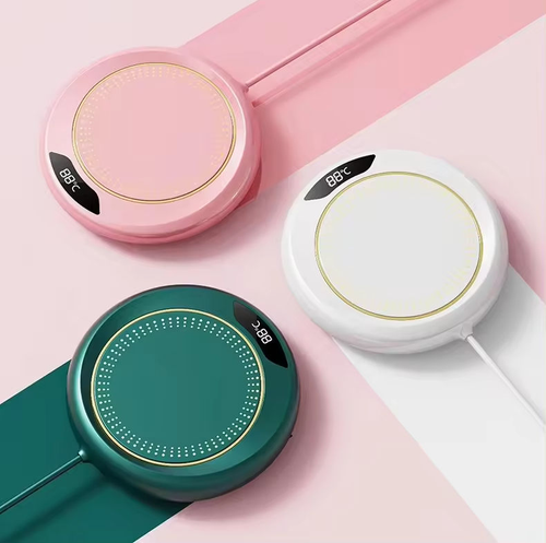 Coffee Mug Warmer Thermostatic Electric Cups Heater 3 Temperature Settings Auto Shut Off Smart Heating Coaster for Home Office