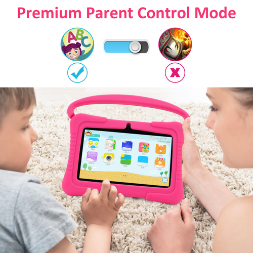 Ideal Gift 7-Inch Android Tablet Pc Educational Pad with Parental Lock Eye Protect HD Screen Tablets for Study Learning Gadgets