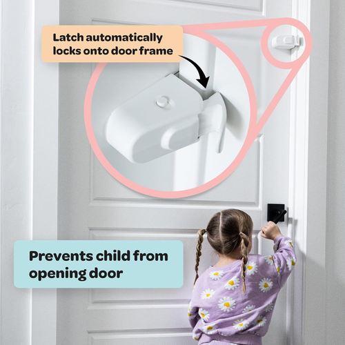 Child safety locks prevent babies from opening doors, protect doors from being touched, and prevent latches from being opened.