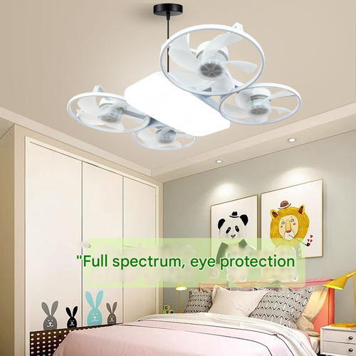 2026 New Model Screw-Base Drone Fan Light — Innovative, Creative Drone-Shaped Fan Light