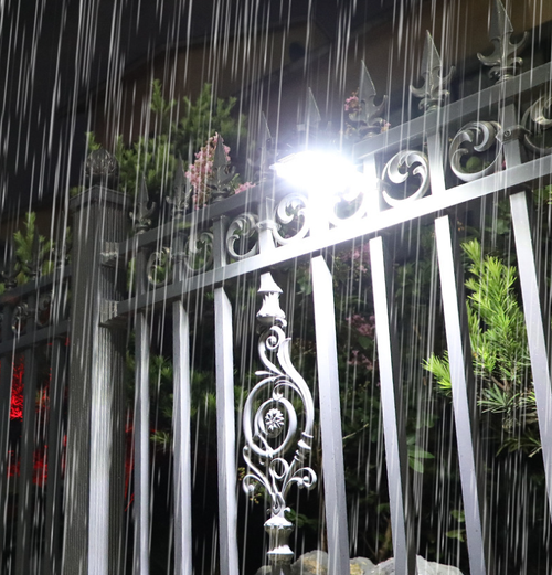 Solar Clip Lights Motion Sensor LED Security Light Umbrella Camp Tent Portable Fence Deck Wall Garage Patio Solar Lights Outdoor