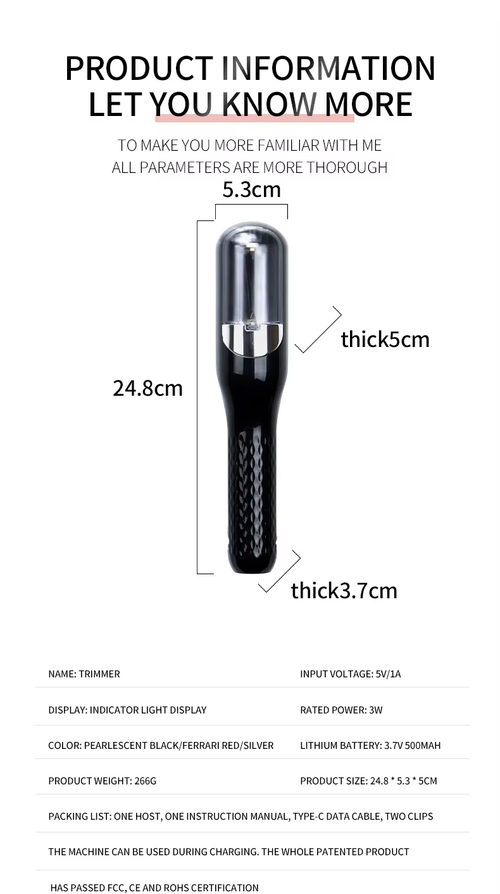 Usb Charging Cordless Hair Ended Cutter Pro 2 Cutting Machine Hair Trimmer Split Ends for Women