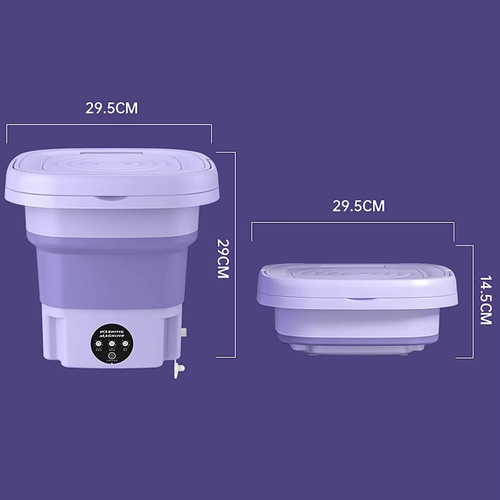 2026 Hot High Quality Foldable Mini Shoes Clothes Wash Machine Portable Small Washing Machine with Rotary Drying Mini Washer