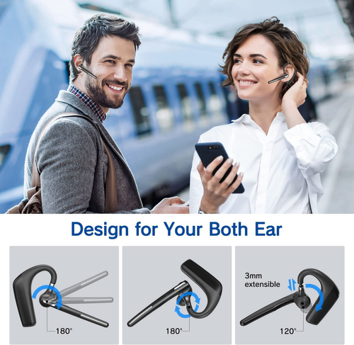2025New hot-selling wireless Bluetooth headset with dual-label noise-canceling microphone
