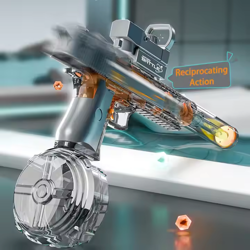 Powerful Electric Water Gun With Light-up Toys Automatic Water Squirt Gun Induction Light-Emitting Muzzle Outdoor Toys