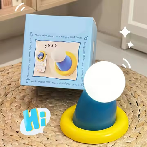 Creative Reach Out Round Hand Clap Lamp Cute Magnetic Table Lamp Children's Room Decoration Gift Atmosphere Night Light
