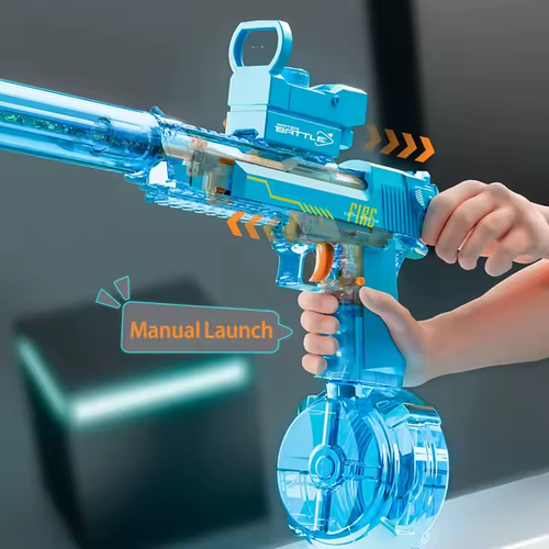 Powerful Electric Water Gun With Light-up Toys Automatic Water Squirt Gun Induction Light-Emitting Muzzle Outdoor Toys