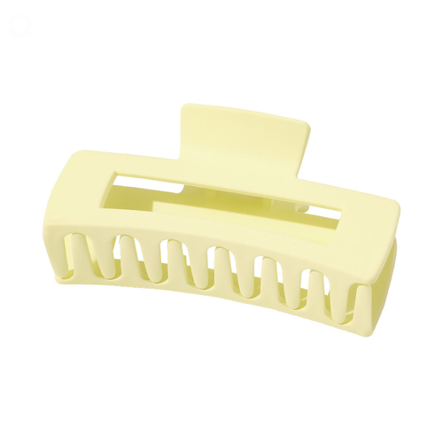 Solid color matte hairpin clasp, large plastic clip, anti-slip, strong hairpin hair clamp, suitable as accessories for women and young girls to wear.