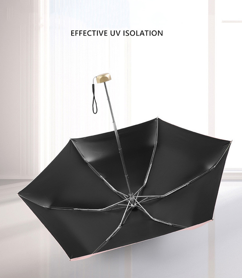 This brand-new 17-centimeter portable mini umbrella sunshade is equipped with waterproof and UV protection features, and it is also beautifully designed.