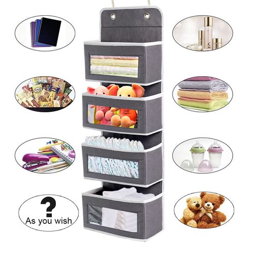 Hot Sale Door Hanging Storage Organizer With Clear Window for Living Room Bedroom Wall Mount Hanging Organizer