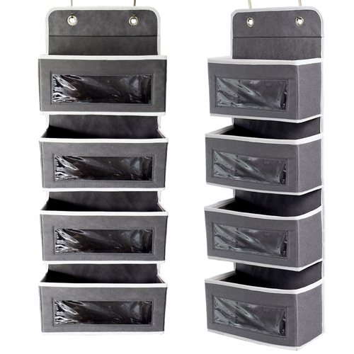 Hot Sale Door Hanging Storage Organizer With Clear Window for Living Room Bedroom Wall Mount Hanging Organizer
