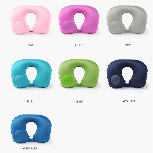 Press-type inflatable U-shaped neck support pad, specially designed for neck protection. Portable and foldable. It is the most comfortable choice for travel and work breaks.