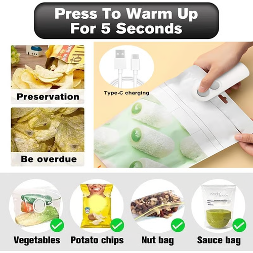 Upgraded Mini Bag Sealer