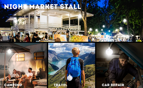 🔥2 in 1 Folding Solar Lamp