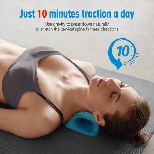 Neck Stretcher ,Neck Hump Corrector,Neck and Shoulder Relaxer Cervical Traction Device Pillow