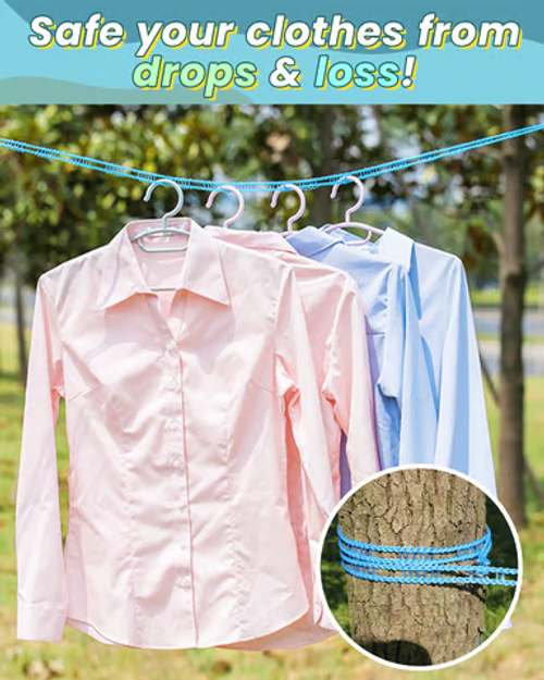 Windproof Non-Slip Clothesline(32 ft)