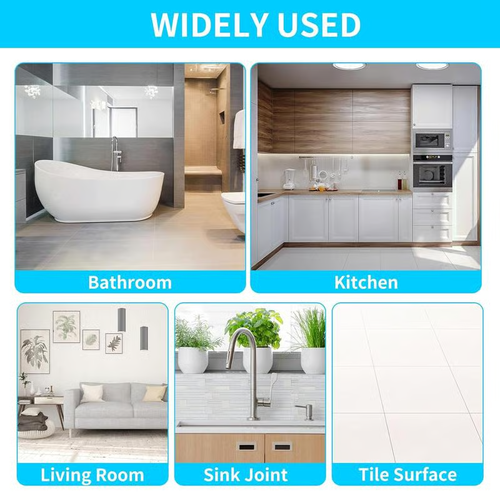 3 in1 Silicone Caulking Tools -Grout Removal Tool(Stainless Steelhead