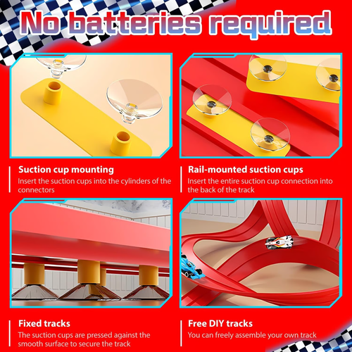 🎄🎁 2025 Christmas Surprise Gift: DIY Hot Wheels Racetrack Racing Toy 🚗✨