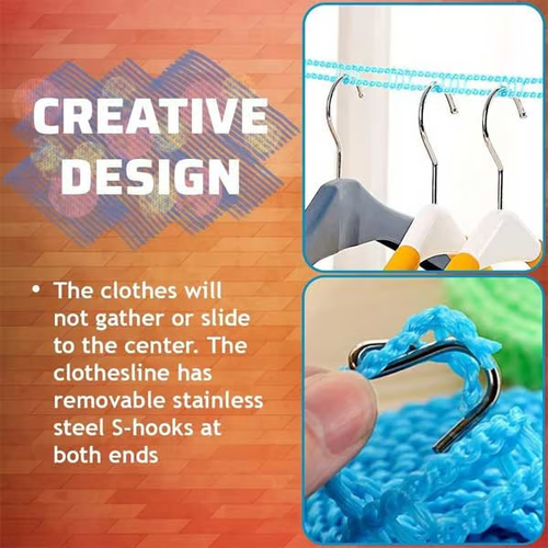 Windproof Non-Slip Clothesline(32 ft)