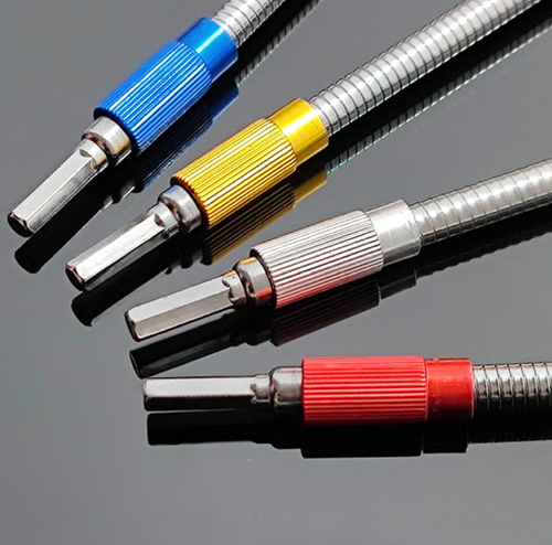 Hexagonal Shank Metal Flex Universal Extension Bit Holder