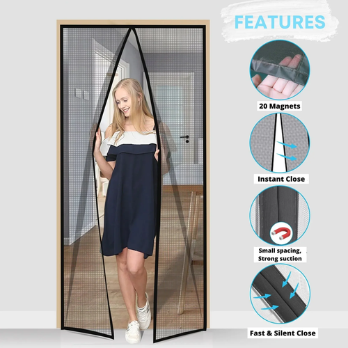 Magnetic Mosquito Mesh – No Mosquito, Only Fresh Air!
