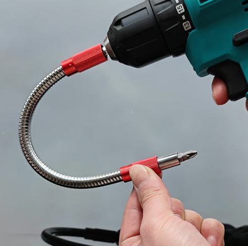 Hexagonal Shank Metal Flex Universal Extension Bit Holder