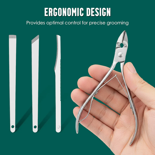 Stainless Steel Manicure Sets with PU Leather Case