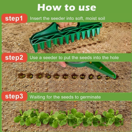 🌱 Transform Your Garden - ✨Professional Garden Dibber – Effortless Seed Planting Tool