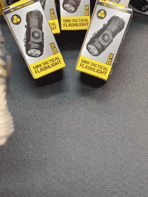 Three-eyed Monster Mini Flash Super Power Flashlight