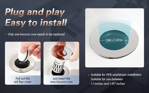 🔥Universal 2-in-1 Pop-Up Drain Stopper