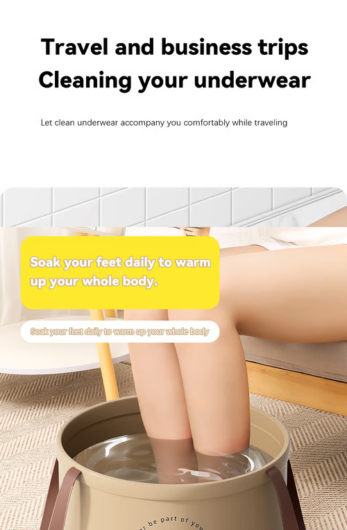 🏆Flash Sale⚡Collapsible Travel Basin – Portable Foldable Bucket for Camping, Laundry & Foot Soaks