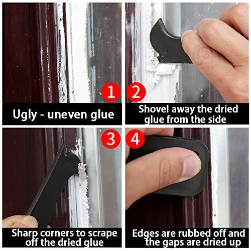 3 in1 Silicone Caulking Tools -Grout Removal Tool(Stainless Steelhead