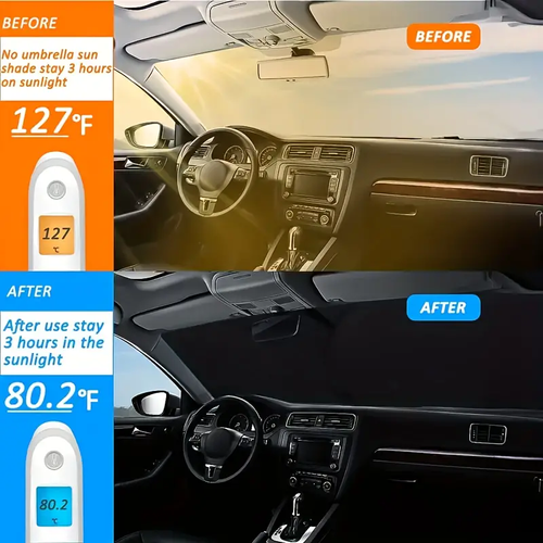 🔥Car Windshield Sun Shade Cover