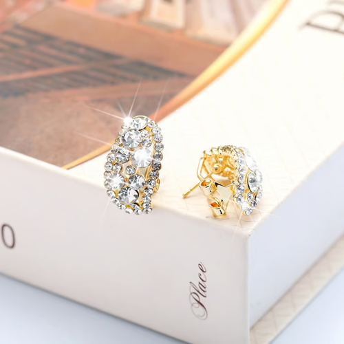 🎁Lab-Created Diamonds Hoop Earrings🎁