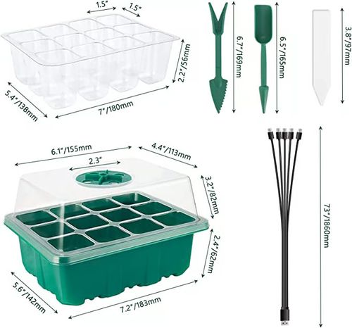 Seed Starter Trays with Grow Light