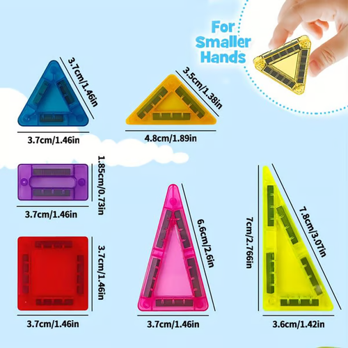Mini Magnetic Tile Toys