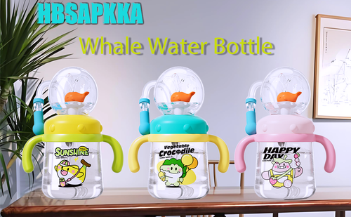 Whale Fountain Sippy Cup