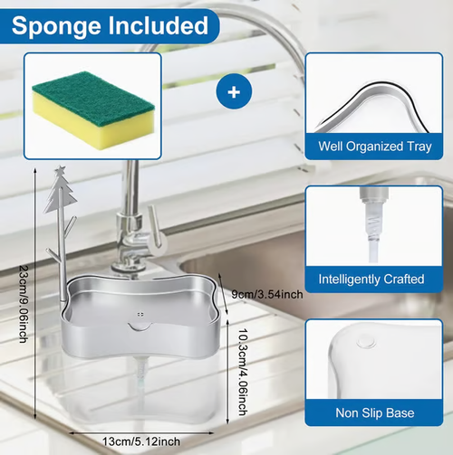 Soap Dispenser with Sponge
