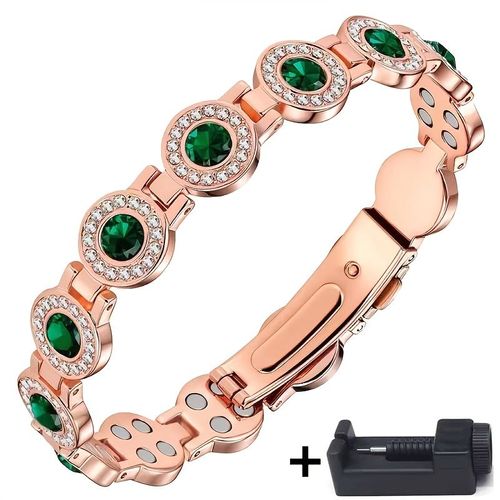 Green Round Magnetic Bracelet