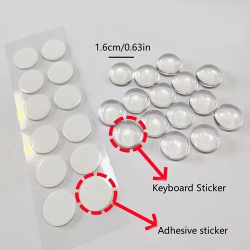 Keyboard Stickers for Long Nails