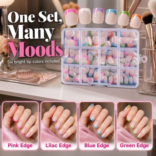 French Press-On Nails Set