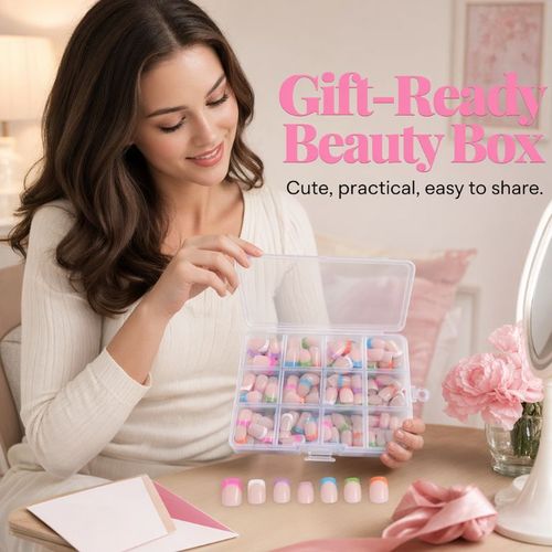French Press-On Nails Set