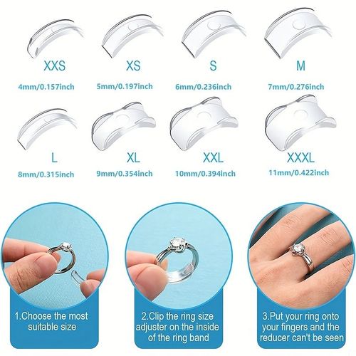 Ring size adjuster set