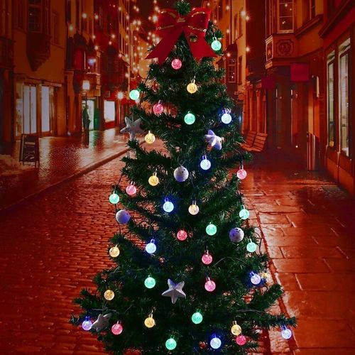 LED Solar Garden Crystal Lights