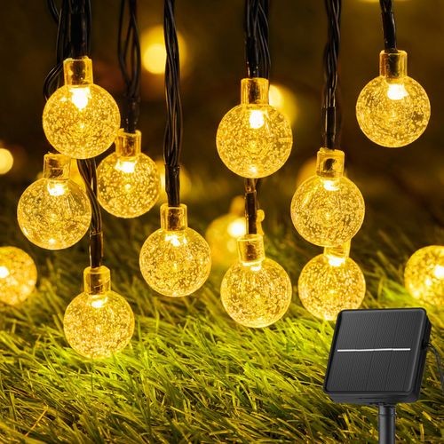 LED Solar Garden Crystal Lights