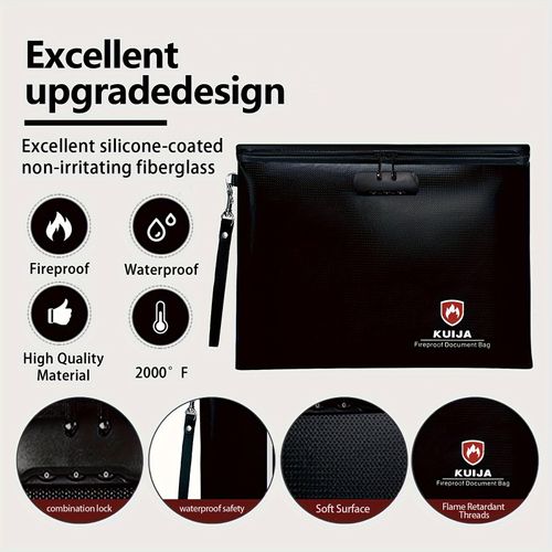 Fireproof Document Storage Pouch