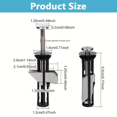 Toilet Seat Screw Replacement Set