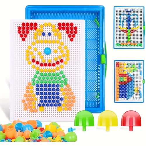 Mushroom Pegboard Toy
