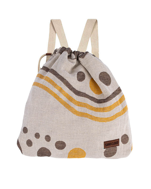 2-in-1 Foldable Beach Towel Bag